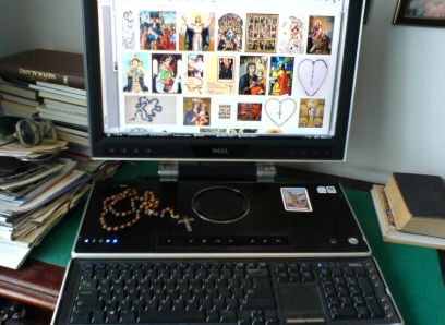 laptop i akcesoria różańcowe